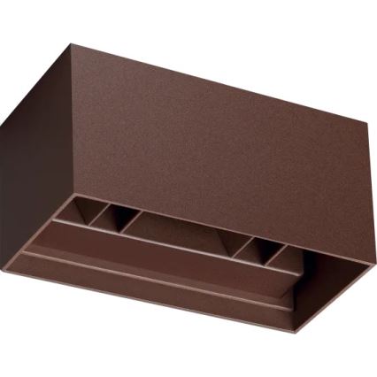 Ideal Lux - LED āra sienas lampa ATOM LED/25W/230V CRI 90 IP54 brūna