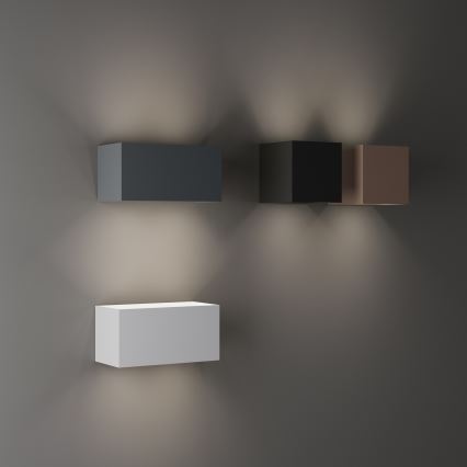 Ideal Lux - LED āra sienas lampa ATOM LED/25W/230V CRI 90 IP54 brūna