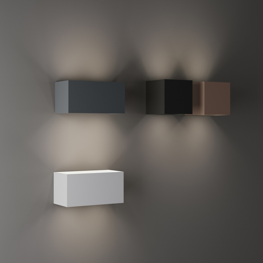 Ideal Lux - LED āra sienas lampa ATOM LED/25W/230V CRI 90 IP54 brūna