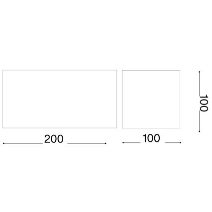 Ideal Lux - LED āra sienas lampa ATOM LED/25W/230V CRI 90 IP54 brūna