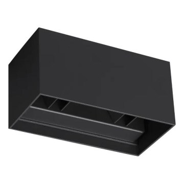 Ideal Lux - LED Āra sienas lampa ATOM LED/25W/230V CRI 90 IP54 melna