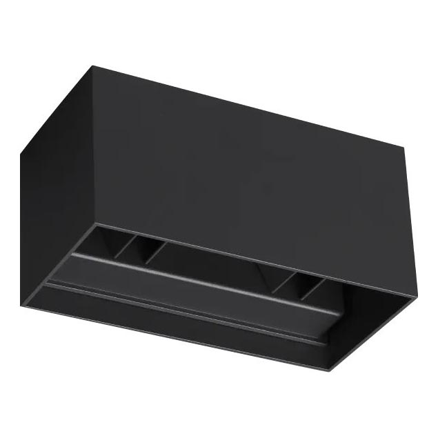 Ideal Lux - LED Āra sienas lampa ATOM LED/25W/230V CRI 90 IP54 melna