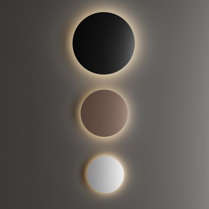 Ideal Lux - LED āra sienas gaismeklis PUNTO LED/16W/230V CRI 90 Ø 30 cm IP54 melns