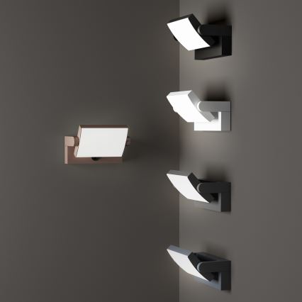 Ideal Lux - LED Āra sienas lampa SWIPE LED/21W/230V CRI 90 IP54 brūna