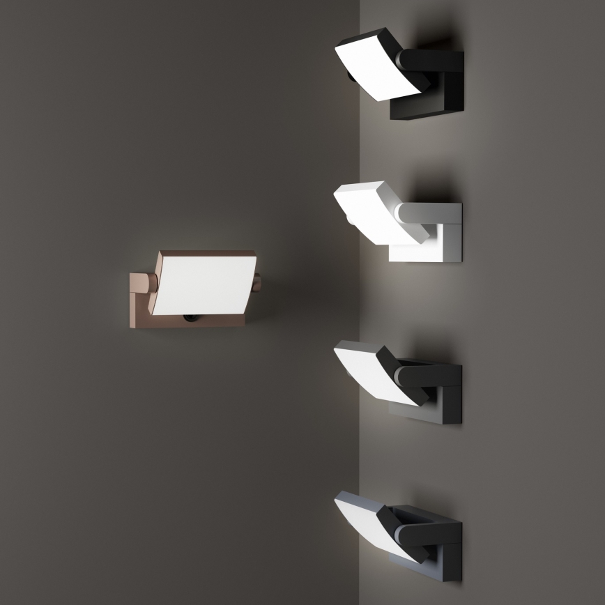 Ideal Lux - LED Āra sienas lampa SWIPE LED/21W/230V CRI 90 IP54 brūna