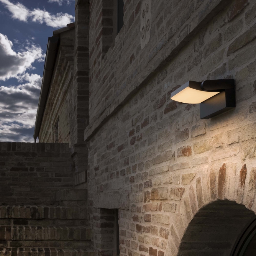 Ideal Lux - LED Āra sienas lampa SWIPE LED/21W/230V CRI 90 IP54 antracīta