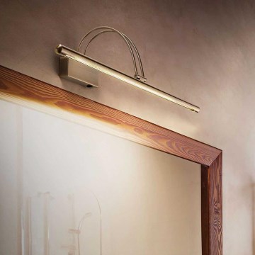 Ideal Lux - LED Attēla lampa BOW LED/8W/230V 76 cm CRI 90 zelta