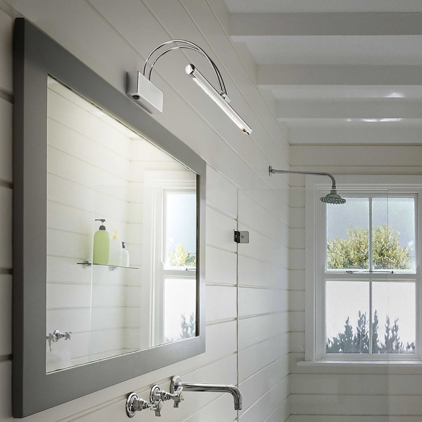 Ideal Lux - LED Attēla lampa MIRROR LED/4,62W/230V spīdīgi hromēts