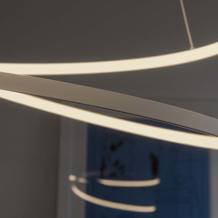 Ideal Lux - LED dimmējama lustra uz troses OZ LED/48W/230V pr. 60 cm CRI 90 balta