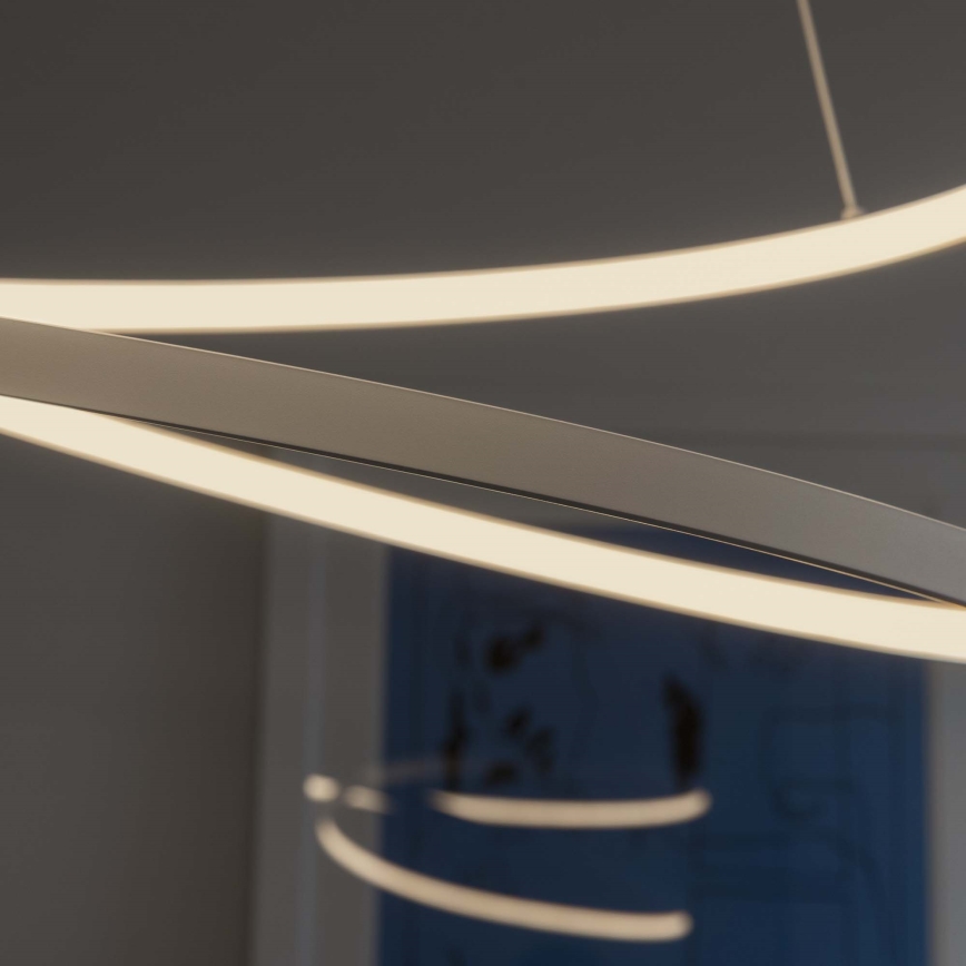 Ideal Lux - LED dimmējama lustra uz troses OZ LED/48W/230V pr. 60 cm CRI 90 balta