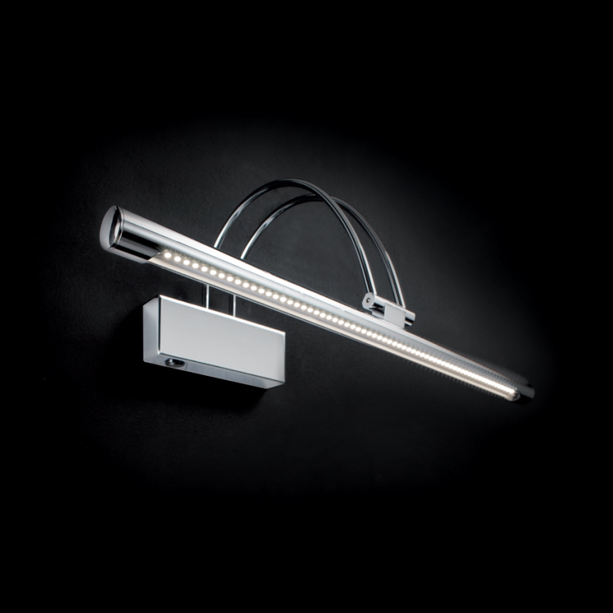 Ideal Lux - LED gaismeklis gleznām BOW LED/8W/230V spīdīgs hroms