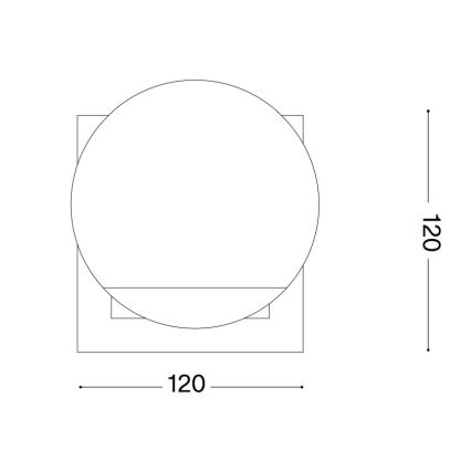 Ideal Lux - LED Galda lampa ANGOLO 1xG9/3W/230V misiņš