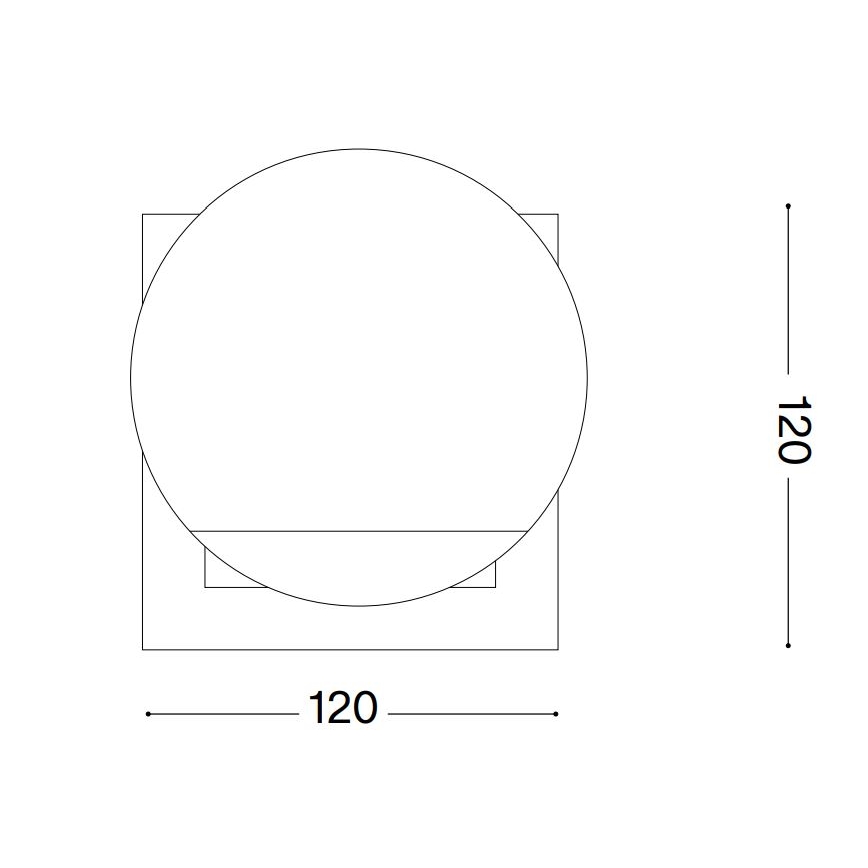Ideal Lux - LED Galda lampa ANGOLO 1xG9/3W/230V misiņš
