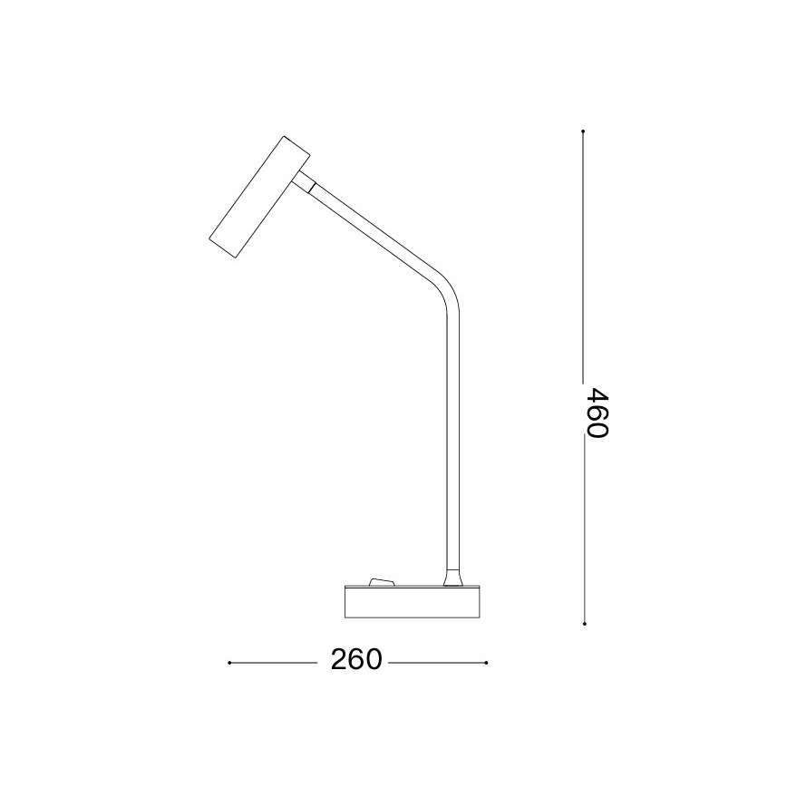 Ideal Lux - LED galda lampa EASY LED/3,5W/230V CRI 90 balta