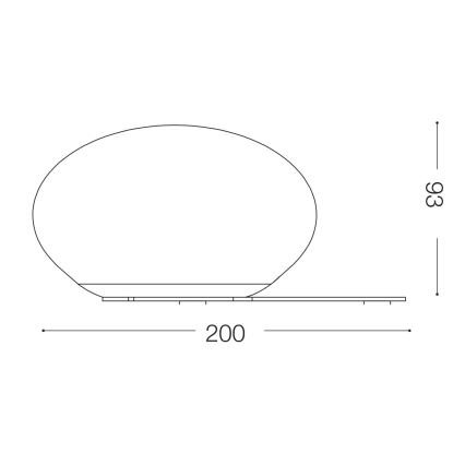 Ideal Lux - LED Galda lampa NINFEA 1xGX53/9W/230V balta