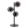 Ideal Lux - LED galda lampa PERLAGE 3xG9/3W/230V melna/dūmakaina