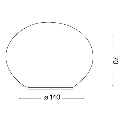 Ideal Lux - LED galda lampa SMARTIES, 1xG9/3W/230V, Ø 14 cm, balta