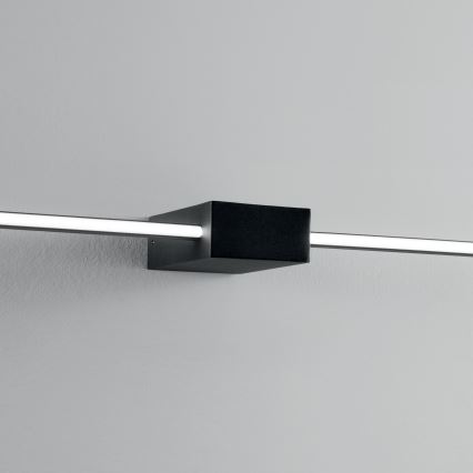 Ideal Lux - LED gleznu gaismeklis THEO LED/12W/230V 75 cm CRI 90 melns