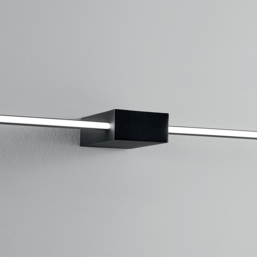 Ideal Lux - LED gleznu gaismeklis THEO LED/12W/230V 75 cm CRI 90 melns