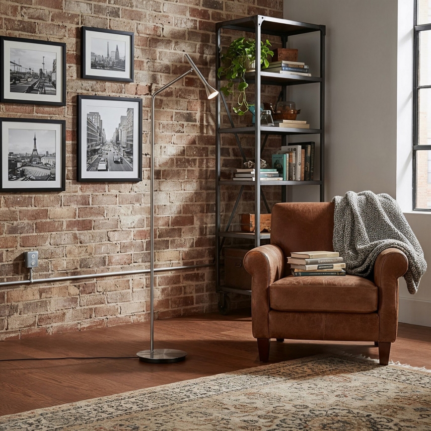 Ideal Lux - LED grīdas lampa DIESIS LED/4,5W/230V CRI 95 matēts hroms