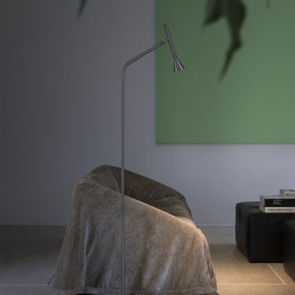 Ideal Lux - LED grīdas lampa DIESIS LED/4,5W/230V CRI 95 matēts hroms