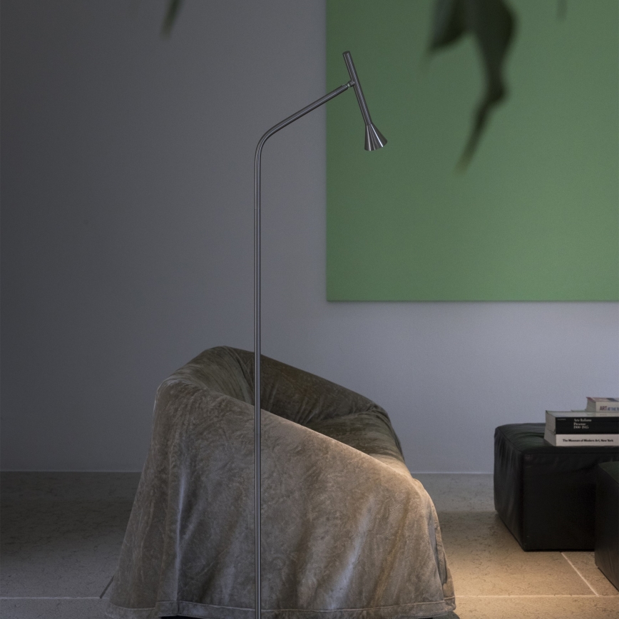 Ideal Lux - LED grīdas lampa DIESIS LED/4,5W/230V CRI 95 matēts hroms