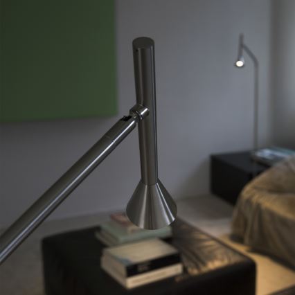 Ideal Lux - LED grīdas lampa DIESIS LED/4,5W/230V CRI 95 matēts hroms