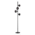 Ideal Lux - LED grīdas lampa PERLAGE 4xG9/3W/230V melna/dūmakaina melna