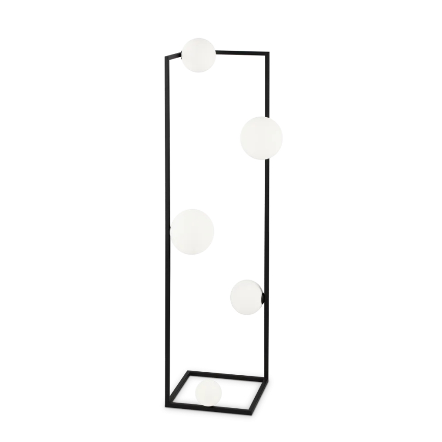 Ideal Lux - LED Grīdas stāvlampa ANGOLO 5xG9/3W/230V melna