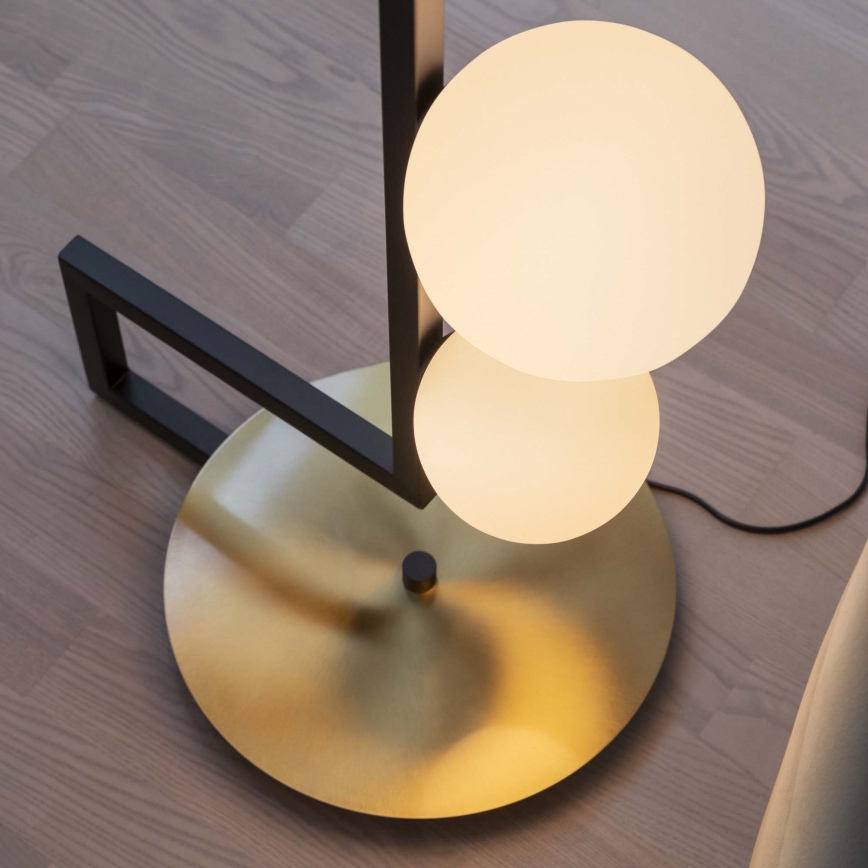 Ideal Lux - LED Grīdas stāvlampa BIRDS 5xG9/3W/230V melna/zelta