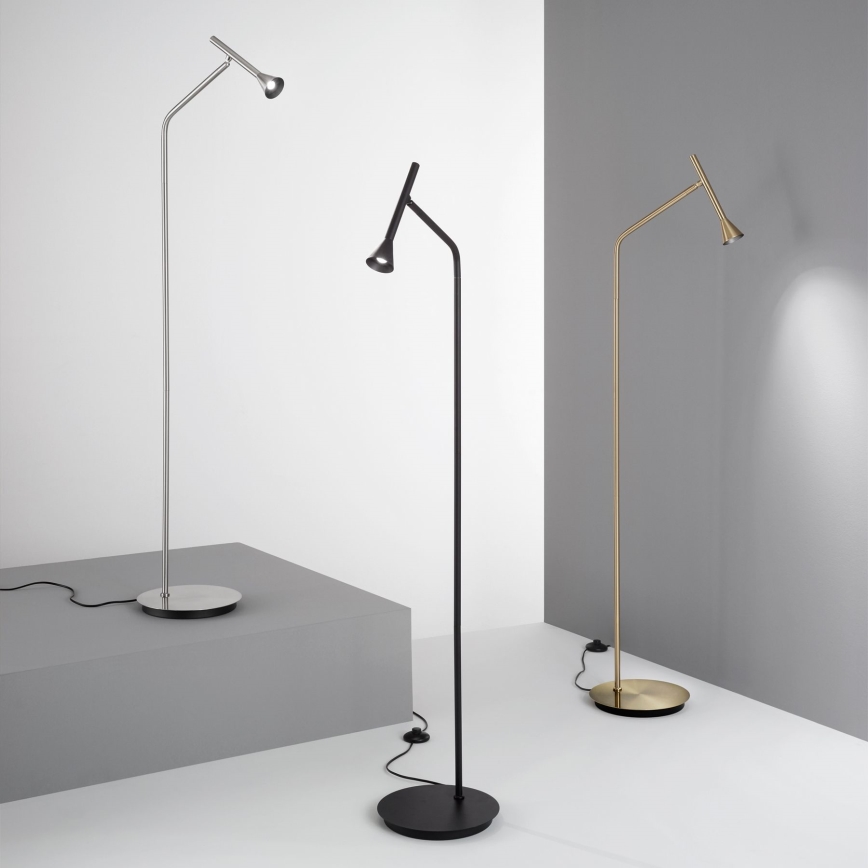 Ideal Lux - LED Grīdas stāvlampa DIESIS LED/4,5W/230V CRI 95 melna