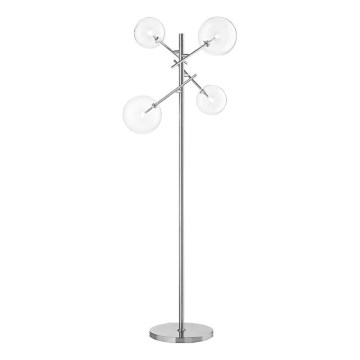 Ideal Lux - LED Grīdas stāvlampa EQUINOXE 4xG4/2W/230V spīdīgi hromēts/caurspīdīga