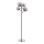 Ideal Lux - LED Grīdas stāvlampa EQUINOXE 4xG4/2W/230V spīdīgi hromēts/dūmakains