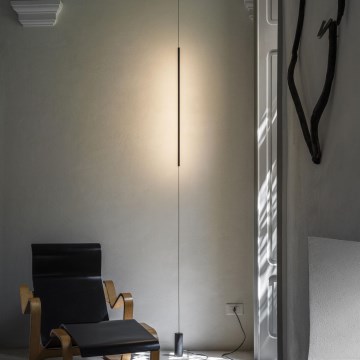 Ideal Lux - LED Grīdas stāvlampa FILO LED/14W/230V 2700K CRI 90 melna