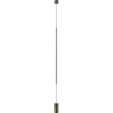 Ideal Lux - LED Grīdas stāvlampa FILO LED/14W/230V 2700K CRI 90 misiņš