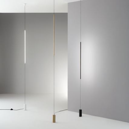Ideal Lux - LED Grīdas stāvlampa FILO LED/14W/230V 2700K CRI 90 misiņš