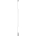 Ideal Lux - LED Grīdas stāvlampa FILO LED/14W/230V 3000K CRI 90 balta
