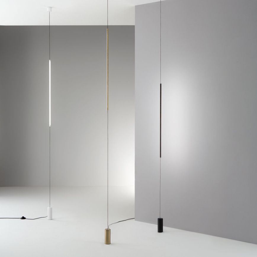 Ideal Lux - LED Grīdas stāvlampa FILO LED/14W/230V 3000K CRI 90 melna