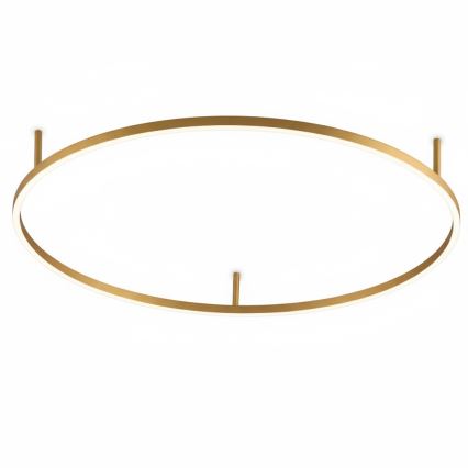 Ideal Lux - ORACLE SLIM LED griestu lampa, 53 W / 230 V, 4000 K (neitrālā balta), CRI 90, Ø 90 cm, zelta krāsā