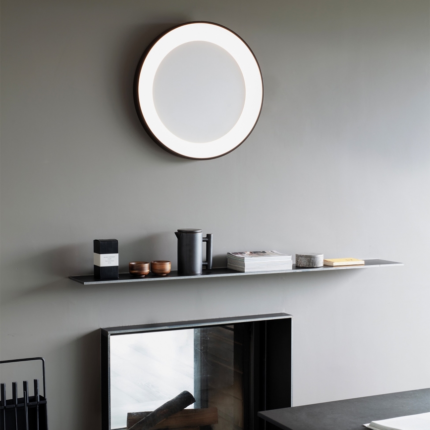 Ideal Lux - LED griestu gaismeklis PLANET LED/20W/230V CRI 90 Ø 40 cm melns