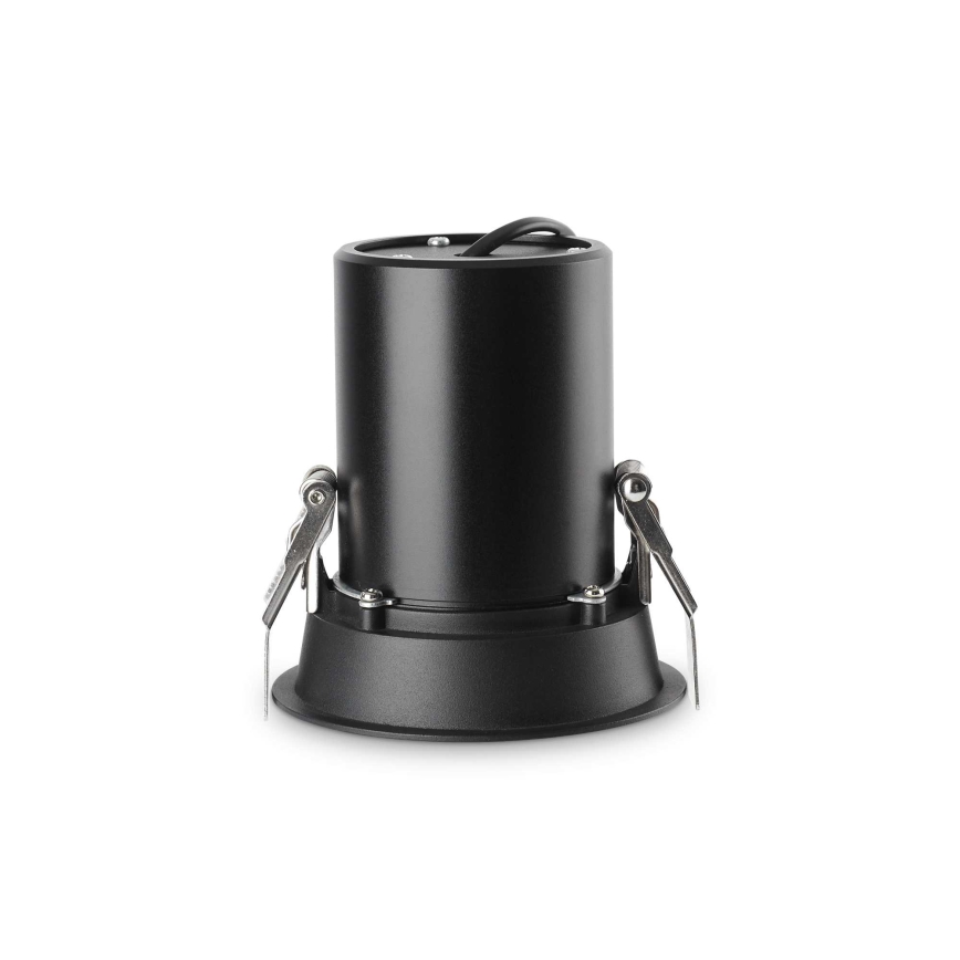 Ideal Lux - griestu iebūvējamais LED spotgaismeklis NOVA LED/12W/230V 3000K CRI 90 Ø 10 cm melns