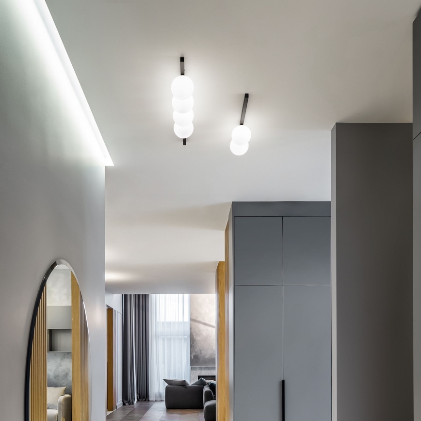 Ideal Lux - LED Griestu lampa BINOMIO 4xG9/3W/230V melna