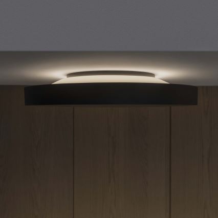 Ideal Lux - LED Griestu lampa FLY LED/26W/230V 2700K d. 45 cm CRI 90 IP40 melna