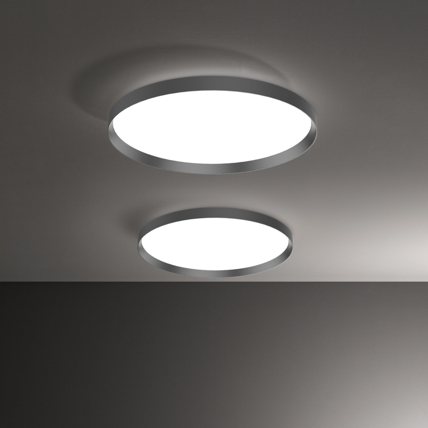 Ideal Lux - LED Griestu lampa FLY LED/26W/230V 2700K d. 45 cm CRI 90 IP40 melna