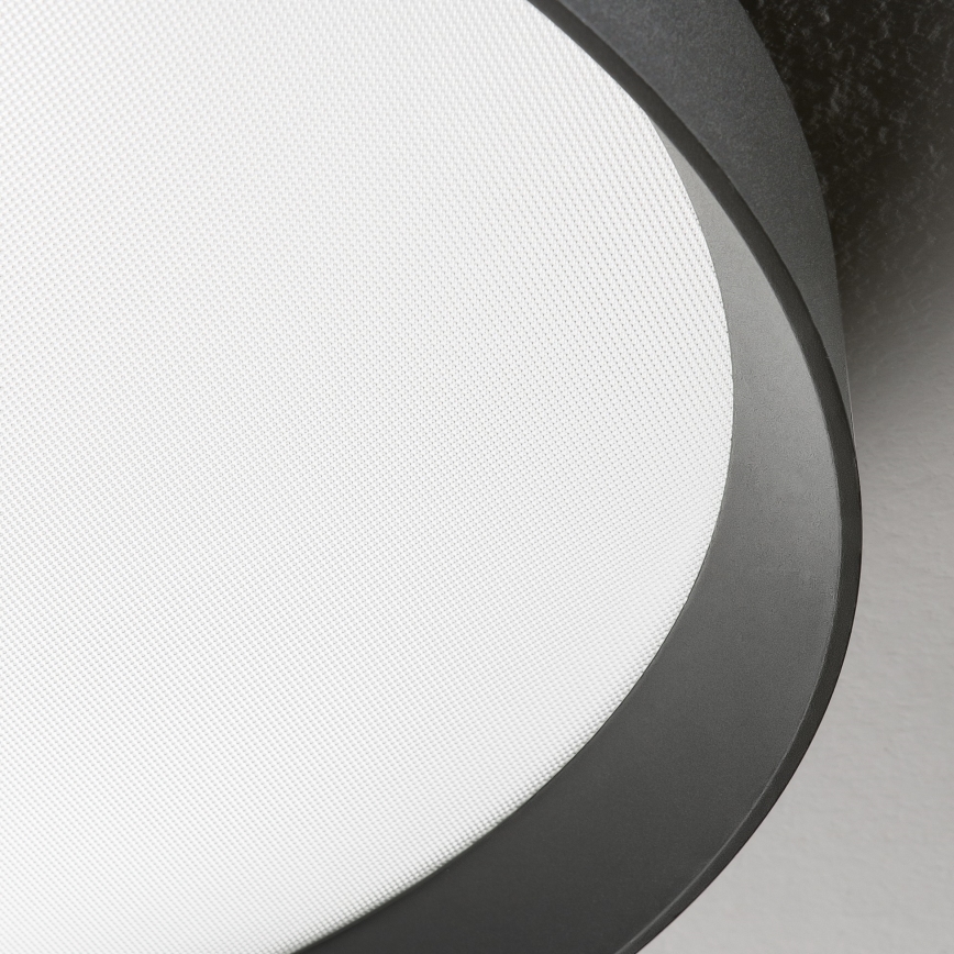 Ideal Lux - LED Griestu lampa FLY LED/26W/230V 2700K d. 45 cm CRI 90 IP40 melna
