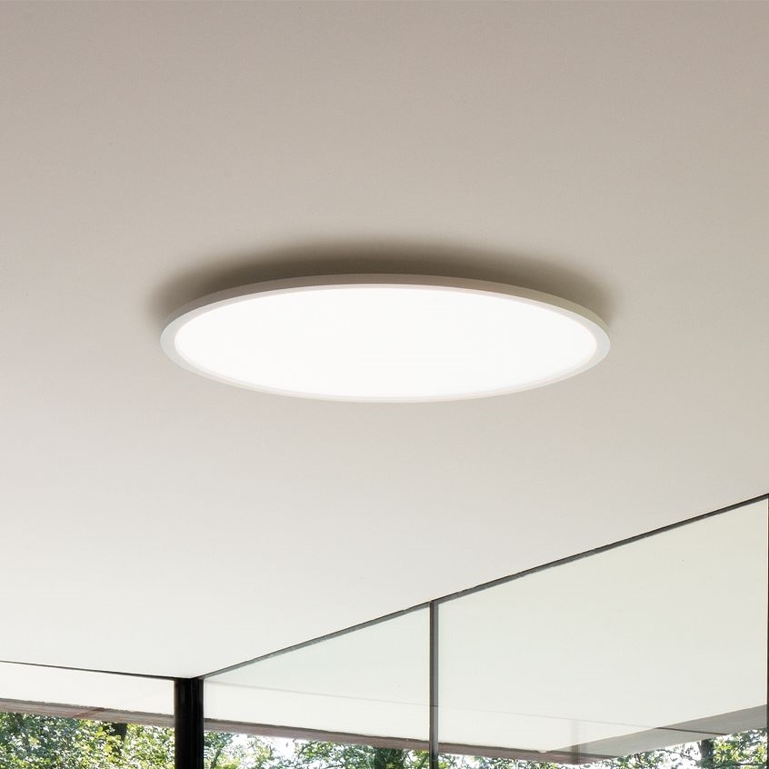 Ideal Lux - LED Griestu lampa FLY LED/68W/230V 2700K d. 90 cm CRI 90 IP40 balta