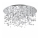 Ideal Lux - LED griestu lampa NEVE 15xG9/3W/230V Ø 80 cm spīdīgs hroms