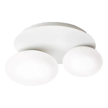 Ideal Lux - LED Griestu lampa NINFEA 2xGX53/9W/230V balta