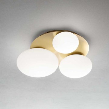 Ideal Lux - LED Griestu lampa NINFEA 3xGX53/9W/230V zelta