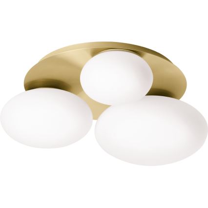 Ideal Lux - LED Griestu lampa NINFEA 3xGX53/9W/230V zelta